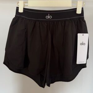 ALO Yoga Black Performance Athletic Shorts